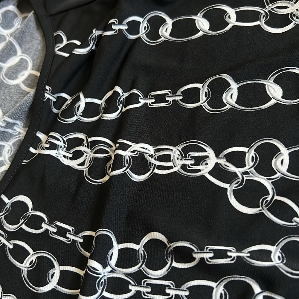 Banana Republic factory women's tunic chain pattern Size L Petite - Picture 3 of 4